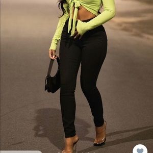 Classic midrise skinny jeans